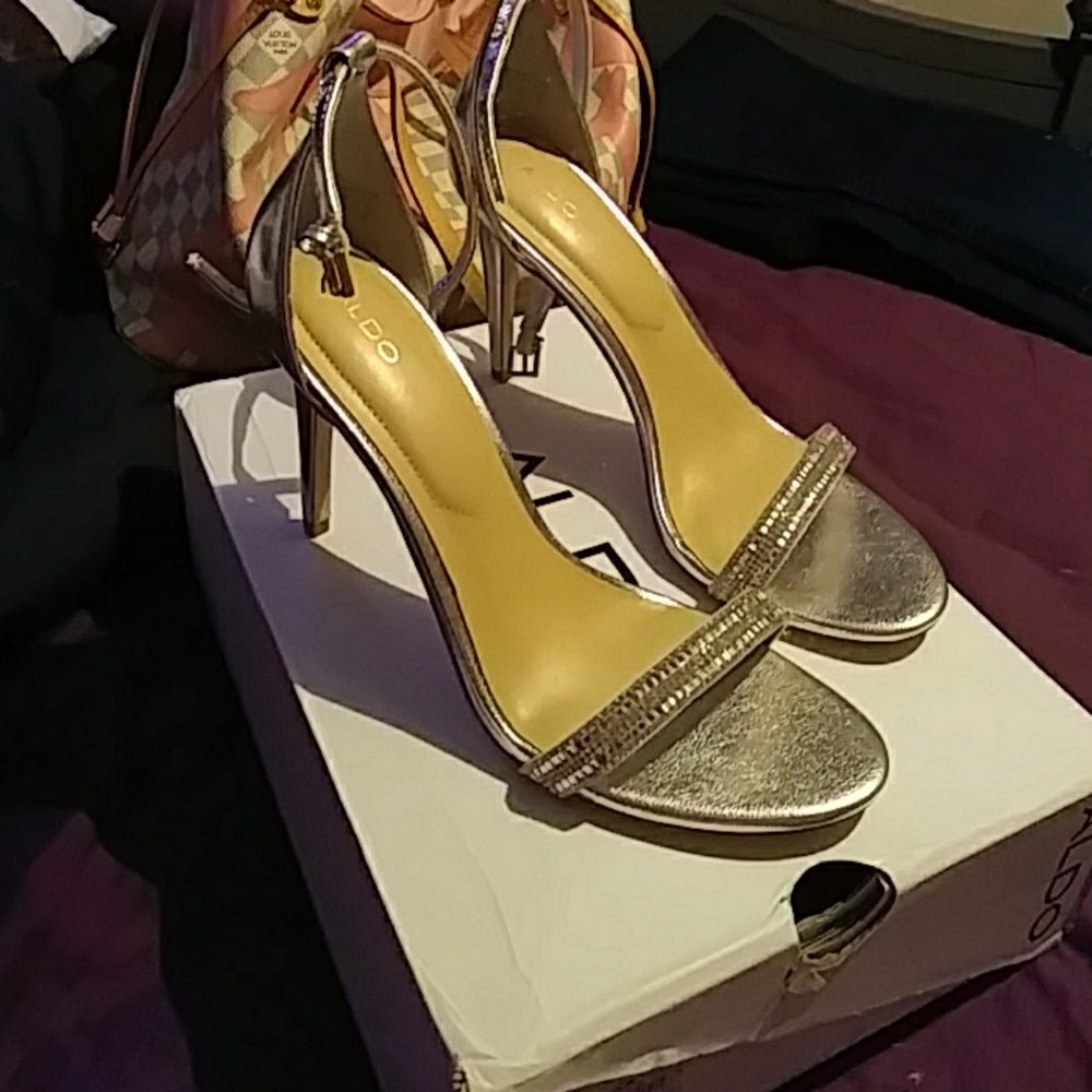 Aldo blingy heels